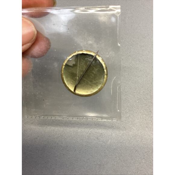 Goldwater In 64 Pin, Green Cat’s Eye Pin, Wings Pin & Italian Star Collar Medal - Picture 3 of 10